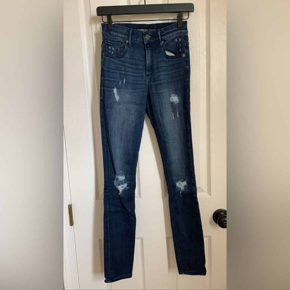 Express Jeans High Rise Legging - Picture 4 of 5